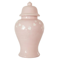 "Love is in the Air" Ginger Jars in Cherry Blossom Pink (Various Sizes)