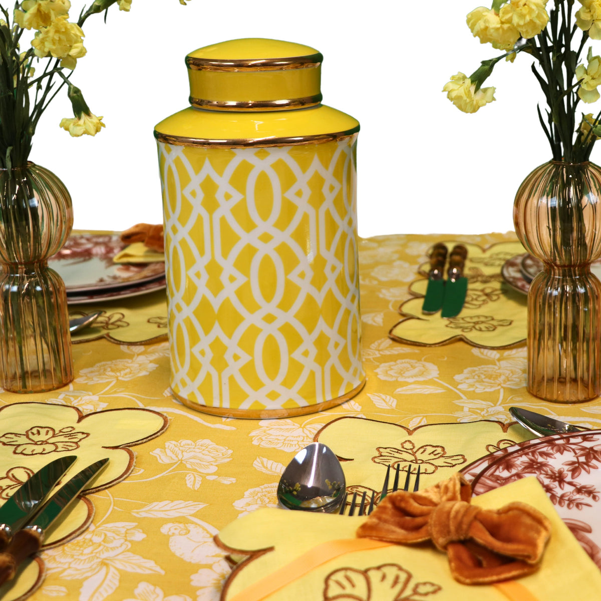 Honeycomb Ginger Jar