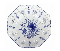 Pierced Scalloped Porcelain Bowl