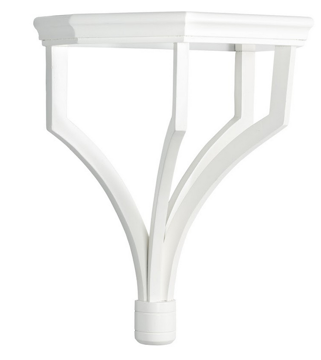 Ivory Solid Wood Bracket (2 Sizes)