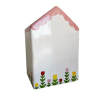 Tulip Fever Scalloped House Vase/Container (3 Colors)