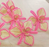 Orchid Handwoven Iraca Napkin Ring (Various Colors)