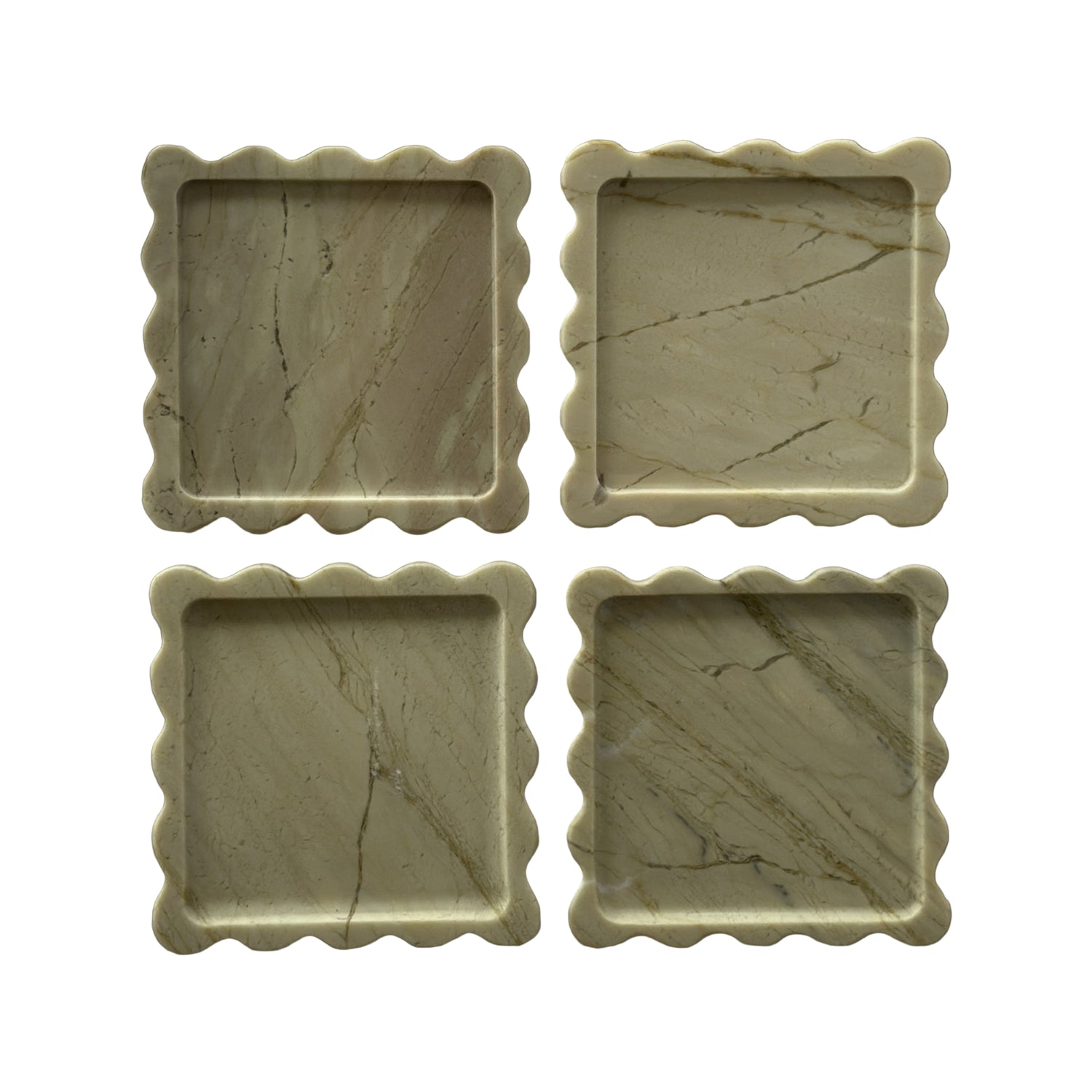 Box Coaster Set in Matcha