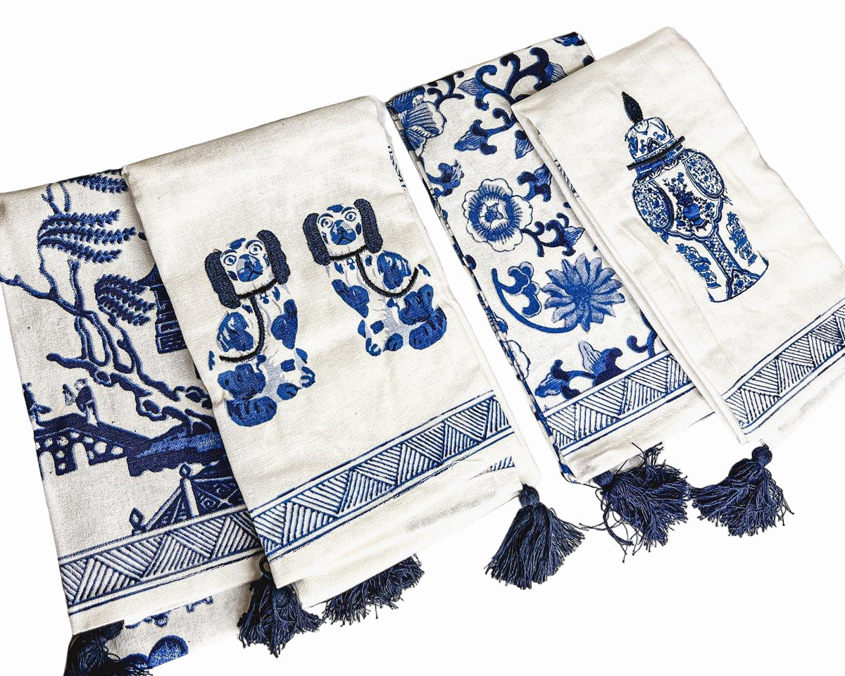 Chinoiserie Tea Towels (Various Styles)