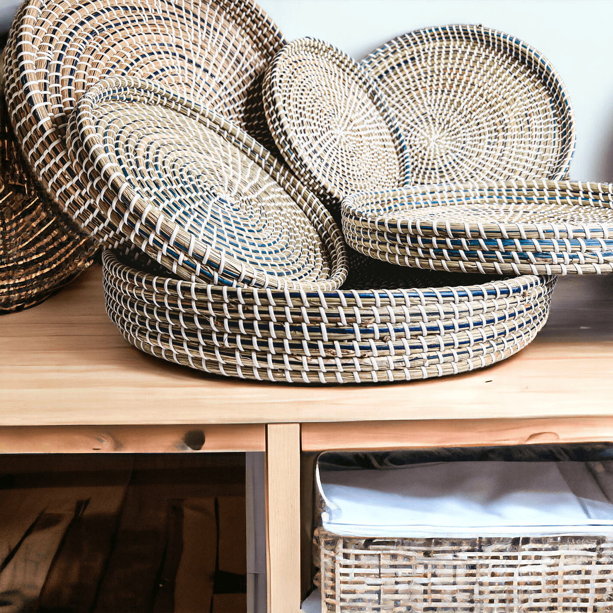 Handwoven Seagrass Trays - 6 Sizes