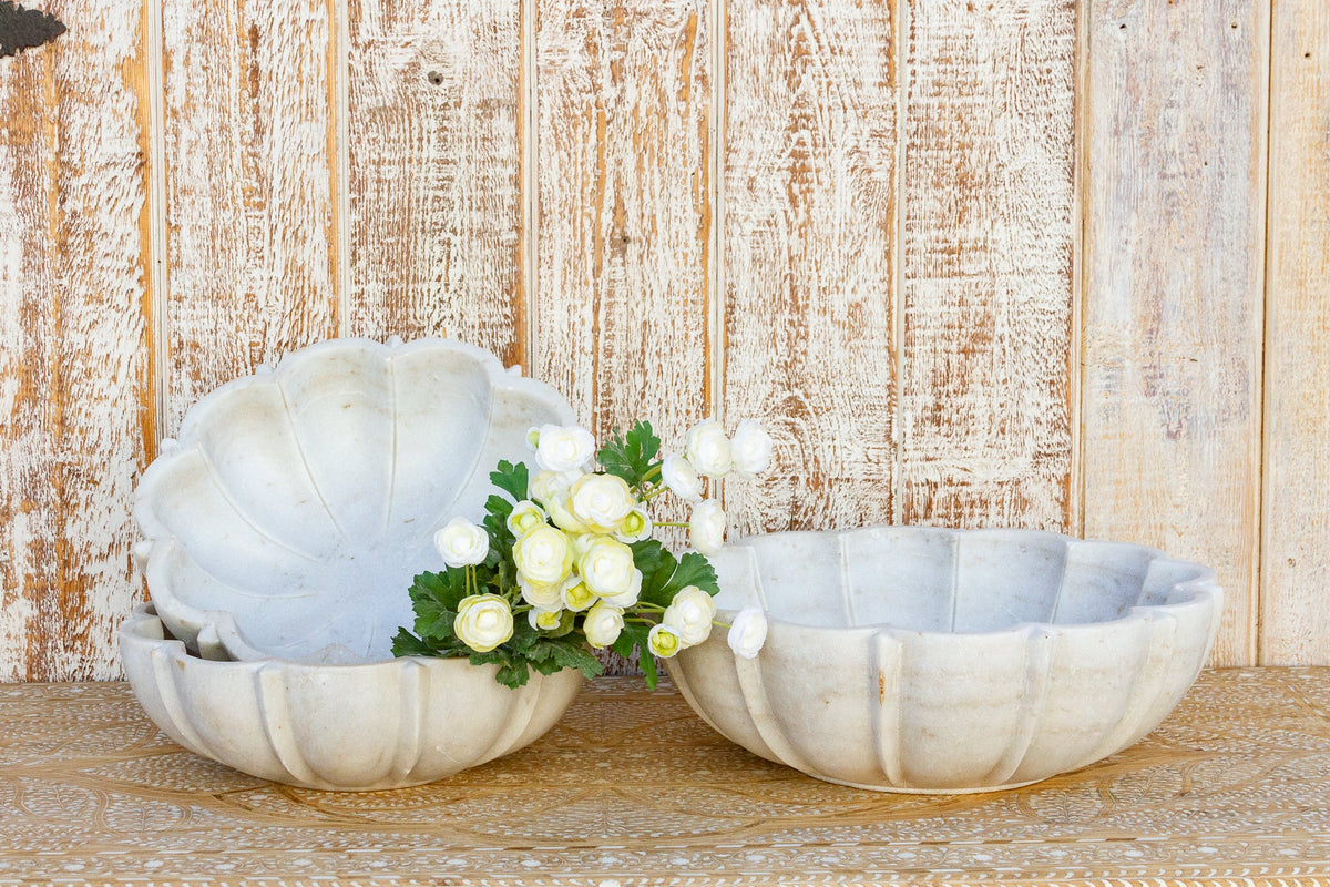 Alvina Large Indian Mandala Marble Bowl
