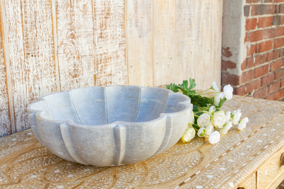 Alvina Large Indian Mandala Marble Bowl