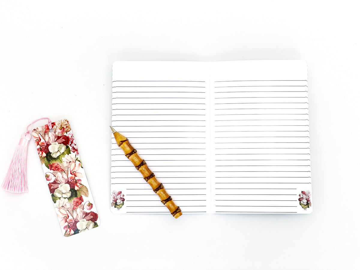 Floral Notebooks (Various Colors)