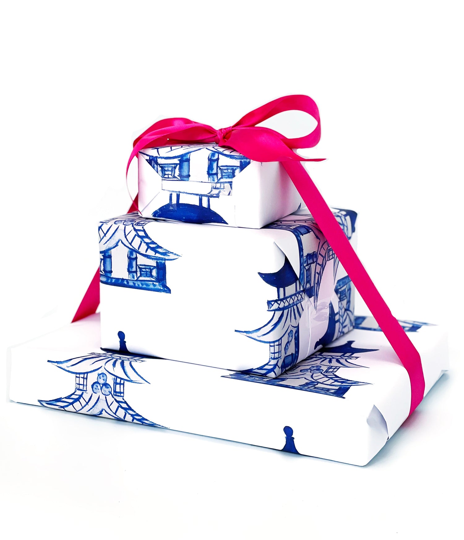 Chinoiserie Gift Wrap  (Sold as Set w/ Gift Tags or Separately)