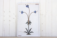 Precious Botanical Inlay Marble Panel