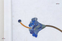 Precious Botanical Inlay Marble Panel