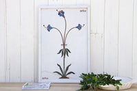 Precious Botanical Inlay Marble Panel