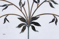 Marble Gemstone Inlay Campanula Wall Panel