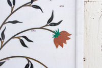 Marble Gemstone Inlay Campanula Wall Panel