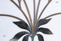 Marble Gemstone Inlay Campanula Wall Panel