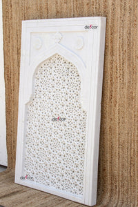 Taj Carved Marble Jali Door Panel