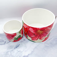 Rose Marie Floral Cachepots