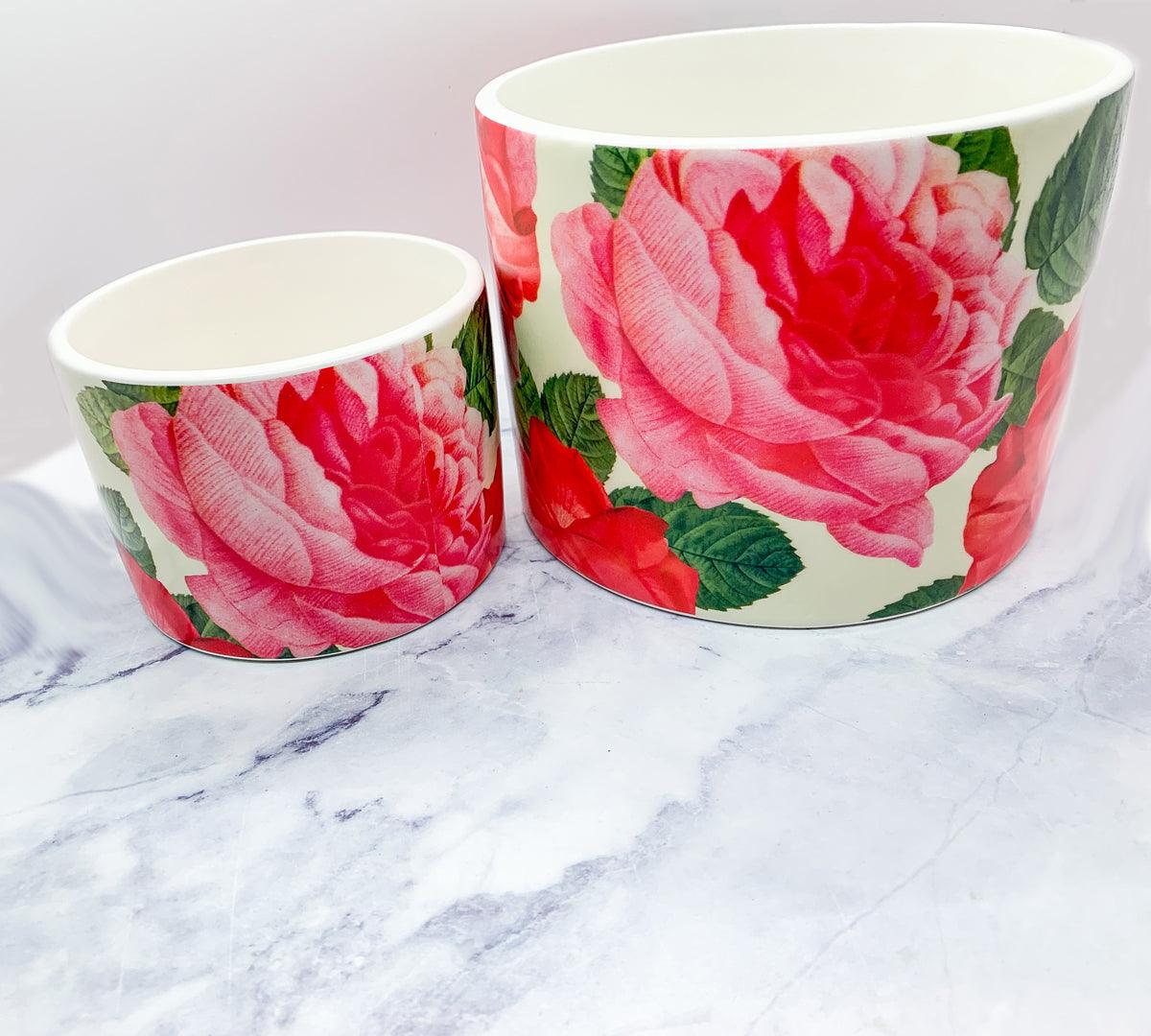 Rose Marie Floral Cachepots