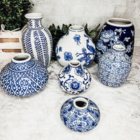 Samira Blue Vases (Various Styles and Prints)