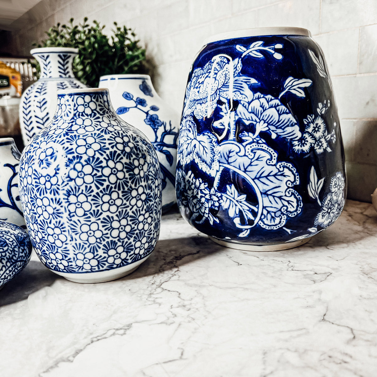 Samira Blue Vases (Various Styles and Prints)