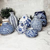 Samira Blue Vases (Various Styles and Prints)