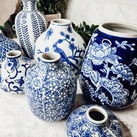 Samira Blue Vases (Various Styles and Prints)