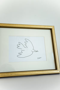 Jonas – Classic Picasso Print in Gold Frame with Ivory Mat (Micro Art Collection)
