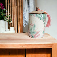 Vintage Floral Candle Set