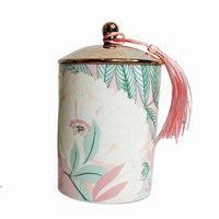 Vintage Floral Candle Set