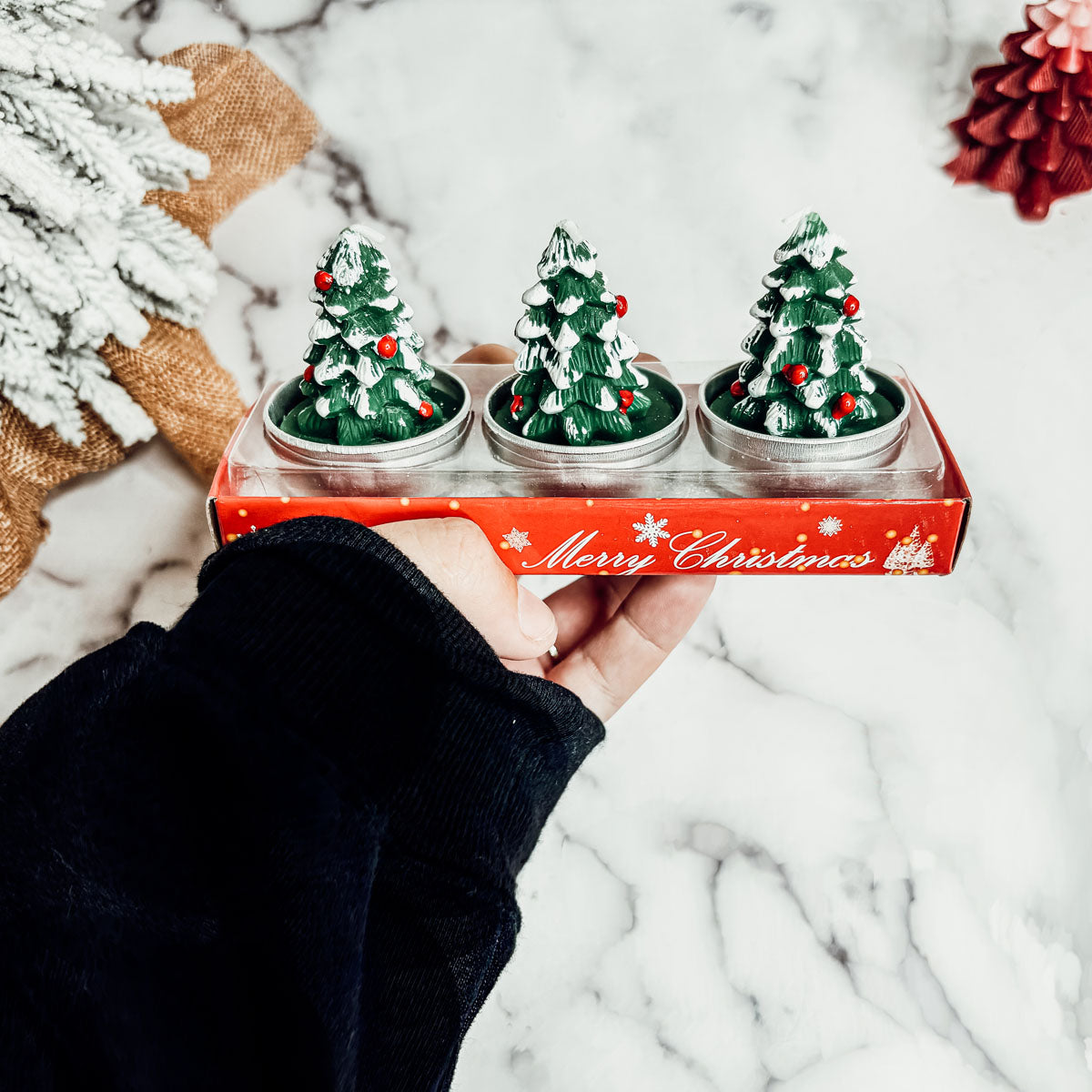 Mini Tree 3pk Candles