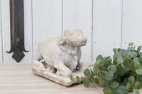 19th Century Carved Stone Nandi Statue