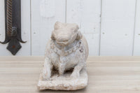 19th Century Carved Stone Nandi Statue