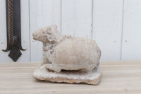 19th Century Carved Stone Nandi Statue
