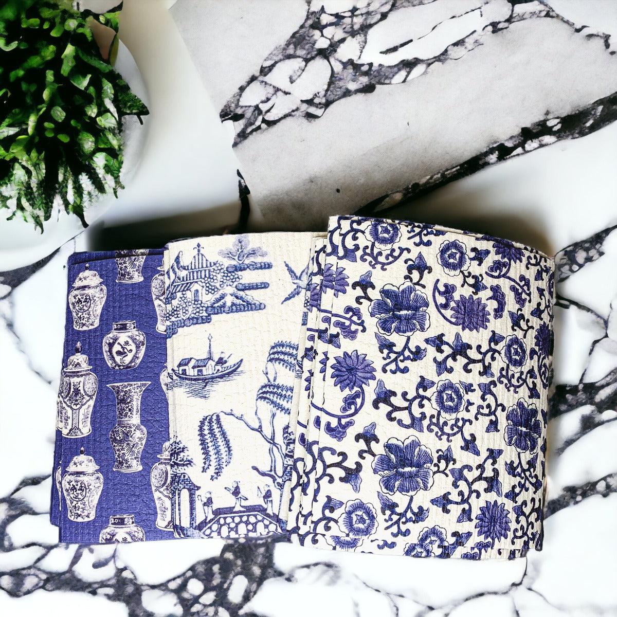 Chinoiserie Multipurpose Kitchen Cloth - Biodegradable (Various Styles)