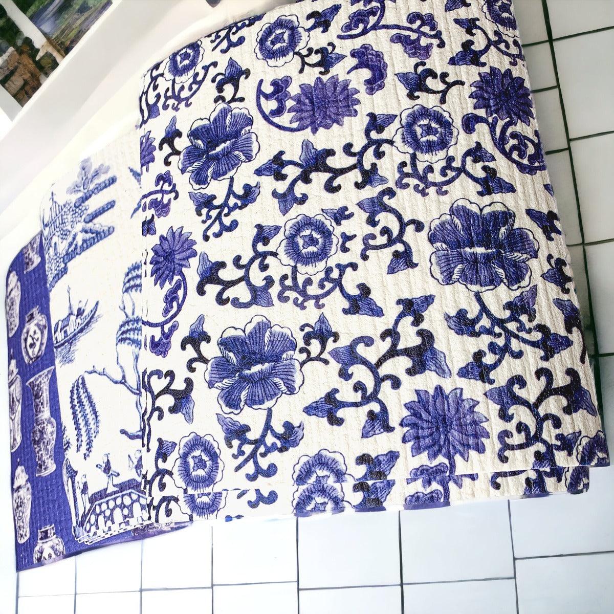 Chinoiserie Multipurpose Kitchen Cloth - Biodegradable (Various Styles)
