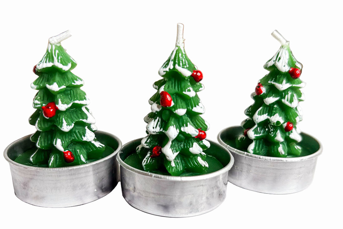 Mini Tree 3pk Candles