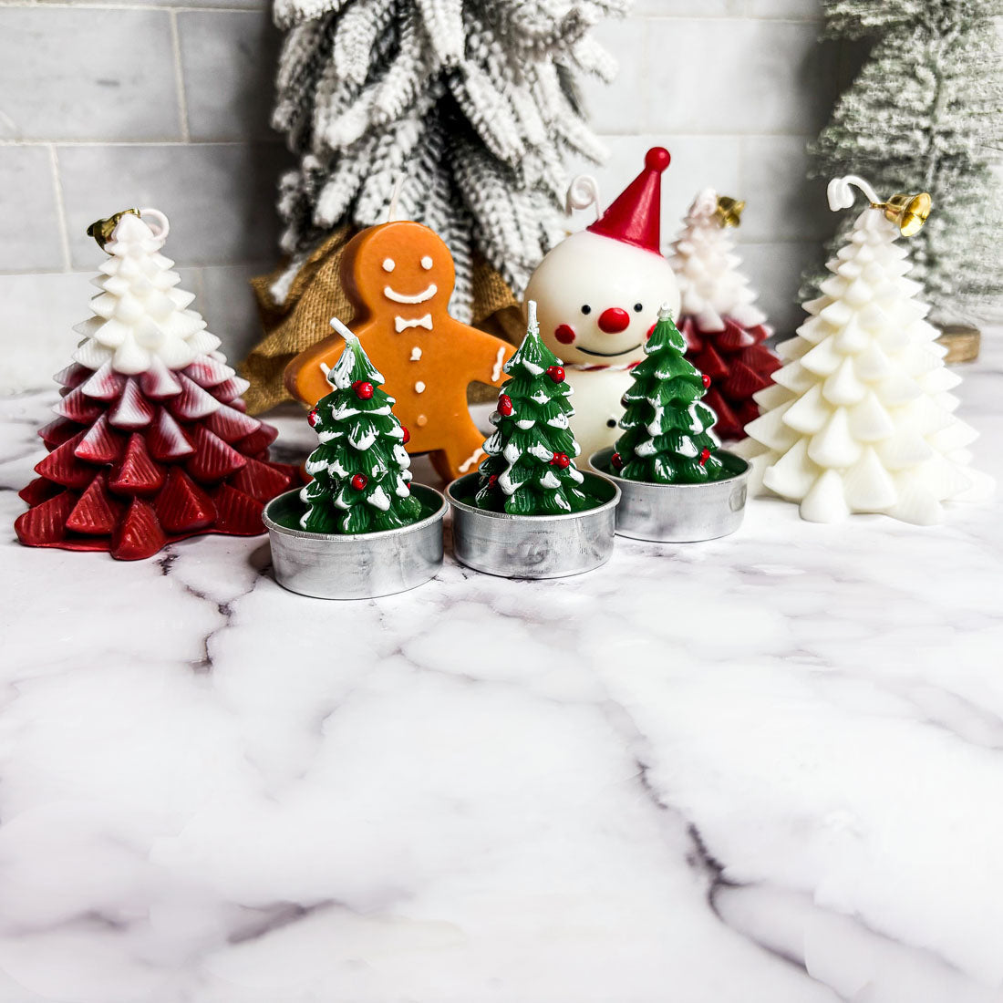 Mini Tree 3pk Candles