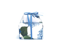Blue Hydrangea Wrapping Paper as Set w/ Gift Tags or