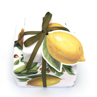 Lemon Wrapping Paper as Set w/ Gift Tags or