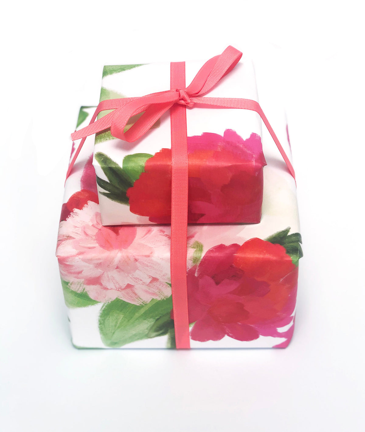 Floral Wrapping Paper as Set w/ Gift Tags or