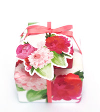 Floral Wrapping Paper as Set w/ Gift Tags or