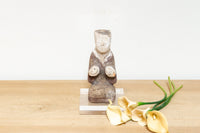 Antique Painted Chinese Pottery Figure