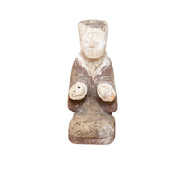 Antique Painted Chinese Pottery Figure