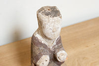 Antique Painted Chinese Pottery Figure