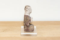 Antique Painted Chinese Pottery Figure