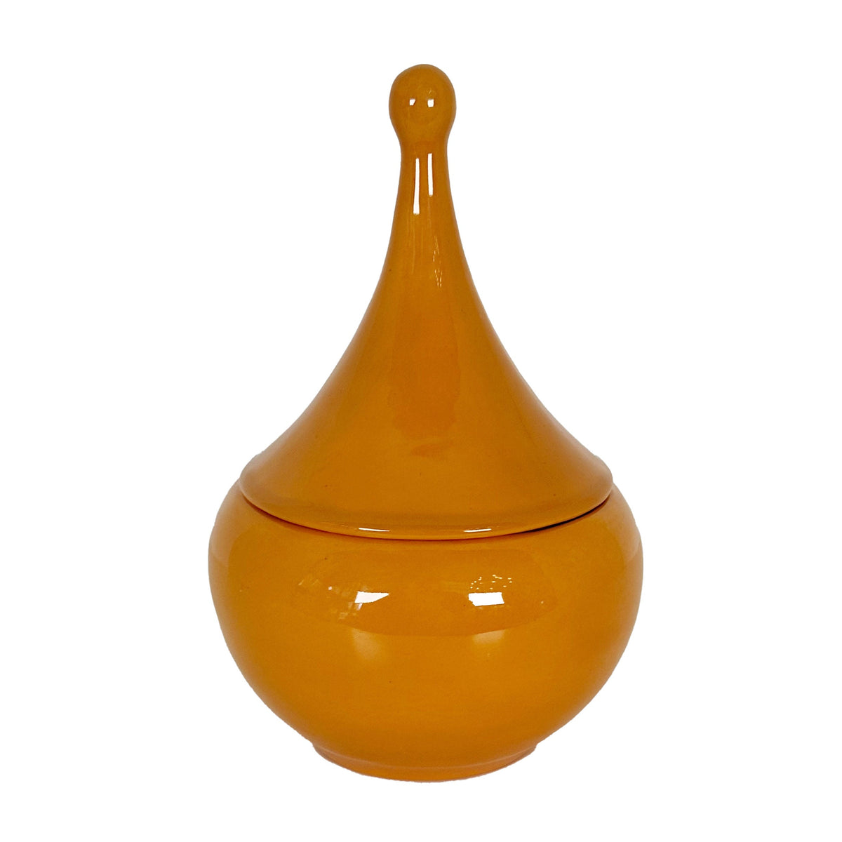 Teardrop Jars in Harvest Orange (Various Sizes)