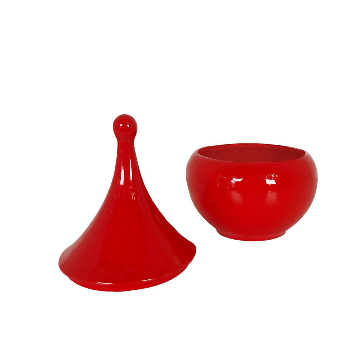 Teardrop Jars in Ruby Red (Various Sizes)