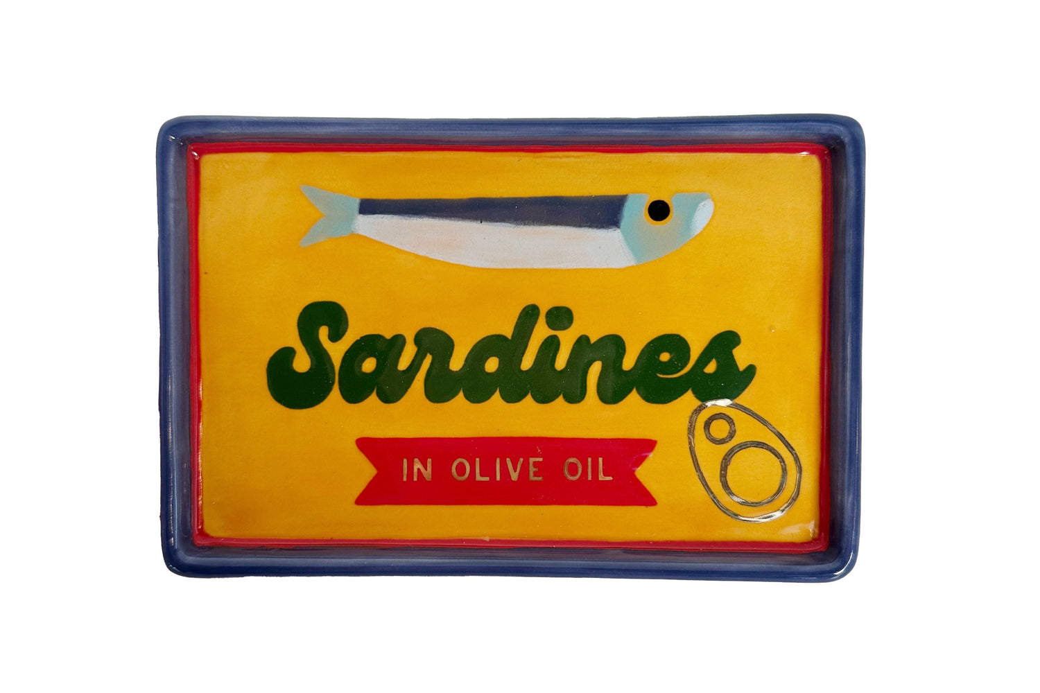 "Canned" Sardine Tray in Yellow