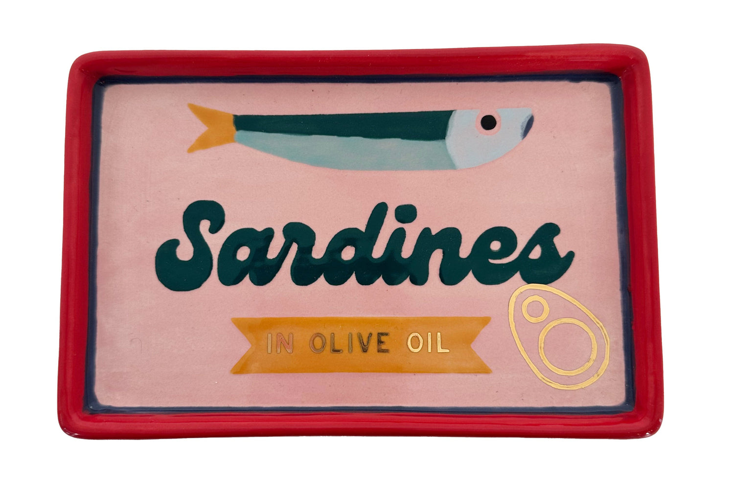 "Canned" Sardine Tray in Pink