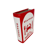 Seafood Cookbook Vase